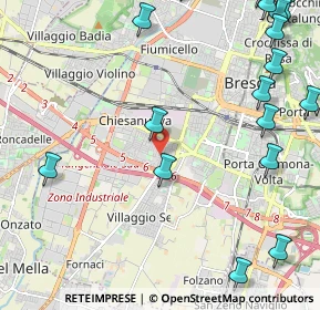 Mappa Via Parenzo, 25125 Brescia BS, Italia (3.24474)
