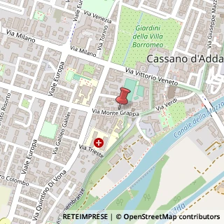 Mappa Via Monte Grappa, 10, 20062 Cassano d'Adda, Milano (Lombardia)