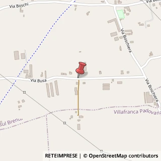Mappa Via Busa,  12, 35016 Piazzola sul Brenta, Padova (Veneto)