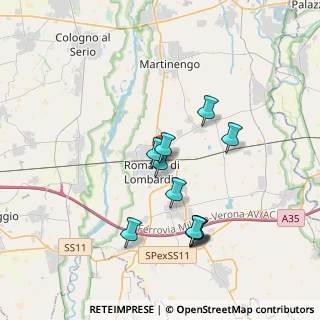 Mappa Via Caduti di Nassiriya, 24058 Romano di Lombardia BG, Italia (3.2845454545455)