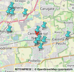 Mappa Via IV Novembre, 20063 Cernusco sul Naviglio MI, Italia (2.01154)