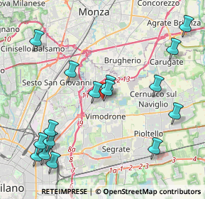 Mappa Via Carrobbio, 20093 Cologno Monzese MI, Italia (4.8625)