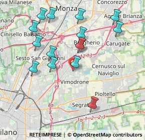 Mappa Via Carrobbio, 20093 Cologno Monzese MI, Italia (4.032)