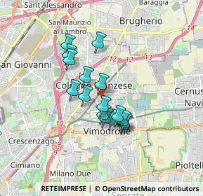 Mappa Via Carrobbio, 20093 Cologno Monzese MI, Italia (1.285)