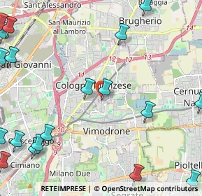 Mappa Via Carrobbio, 20093 Cologno Monzese MI, Italia (3.41)