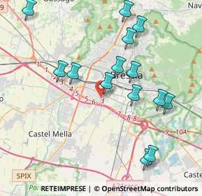 Mappa Via Friuli, 25125 Brescia BS, Italia (4.20857)