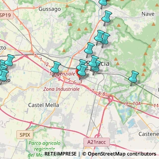 Mappa Via Friuli, 25125 Brescia BS, Italia (5.6835)