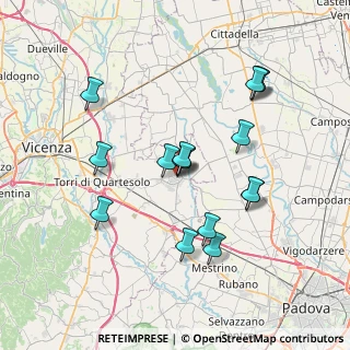 Mappa Piazza della Repubblica, 36043 Camisano Vicentino VI, Italia (6.83688)