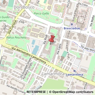 Mappa Via Rodi, 29, 25124 Brescia, Brescia (Lombardia)