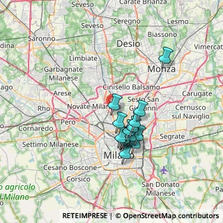 Mappa Piazza Giustino Fortunato, 20161 Milano MI, Italia (5.71733)