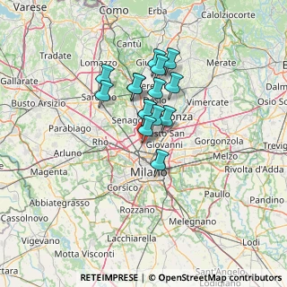 Mappa Piazza Giustino Fortunato, 20161 Milano MI, Italia (9.50867)
