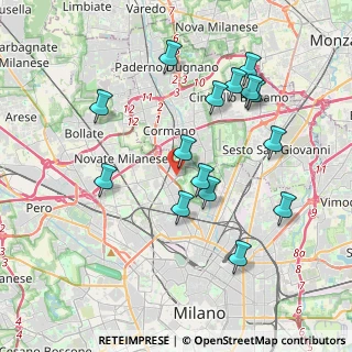 Mappa Piazza Giustino Fortunato, 20161 Milano MI, Italia (3.876)