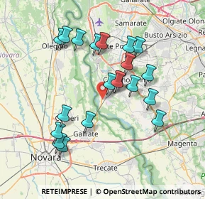 Mappa Via Alegosa, 20029 Turbigo MI, Italia (6.919)