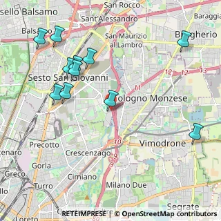 Mappa Via Niccolò Copernico, 20099 Sesto San Giovanni MI, Italia (2.35545)