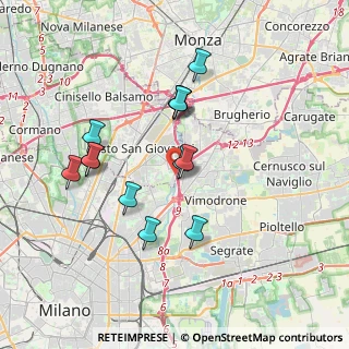 Mappa Via Niccolò Copernico, 20099 Sesto San Giovanni MI, Italia (3.27385)