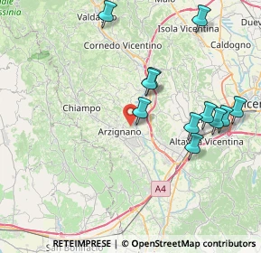 Mappa Via Broggia, 36071 Arzignano VI, Italia (8.20545)