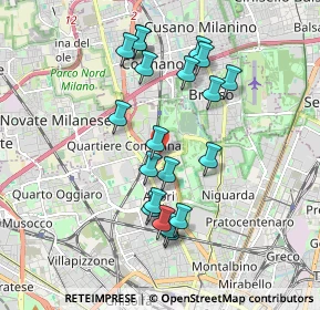 Mappa Via Caltagirone, 20161 Milano MI, Italia (1.7345)