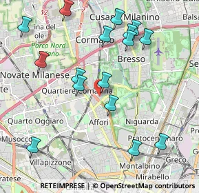 Mappa Via Caltagirone, 20161 Milano MI, Italia (2.23438)