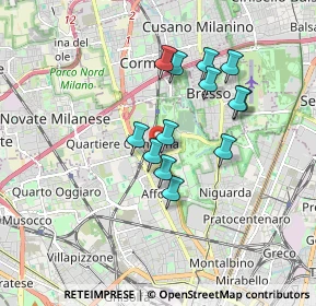 Mappa Via Caltagirone, 20161 Milano MI, Italia (1.43846)