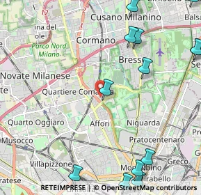 Mappa Via Caltagirone, 20161 Milano MI, Italia (3.09077)