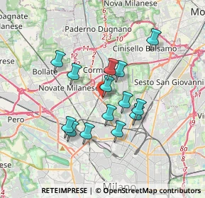 Mappa Via Caltagirone, 20161 Milano MI, Italia (2.90143)