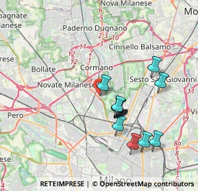 Mappa Via Caltagirone, 20161 Milano MI, Italia (3.26385)