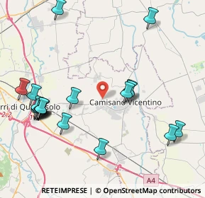 Mappa Viale Caduti Senza Croce, 36043 Camisano vicentino VI, Italia (4.793)