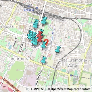 Mappa Piazza Almici Monsignor Giuseppe, 25124 Brescia BS, Italia (0.3295)