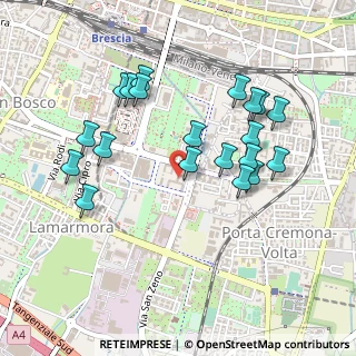 Mappa Piazza Almici Monsignor Giuseppe, 25124 Brescia BS, Italia (0.4685)