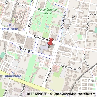 Mappa Piazza Monsignor Giuseppe Almici, 7, 25124 Brescia, Brescia (Lombardia)