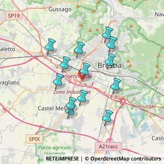Mappa Tangenziale Sud, 25125 Brescia BS, Italia (3.33231)
