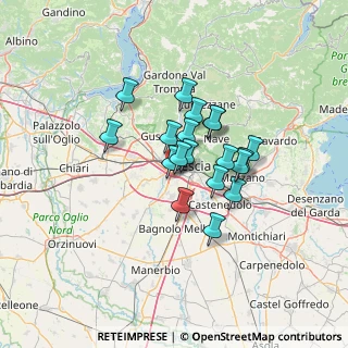 Mappa Via Savona, 25125 Brescia BS, Italia (9.36579)