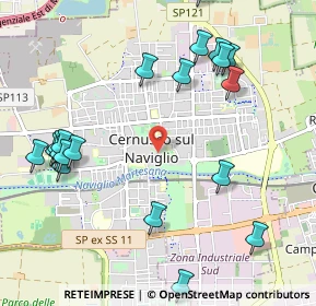 Mappa Via Tizzoni, 20063 Cernusco sul Naviglio MI, Italia (1.2555)