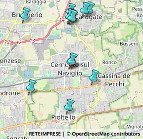 Mappa Via Caio Asinio, 20063 Cernusco sul Naviglio MI, Italia (2.19538)