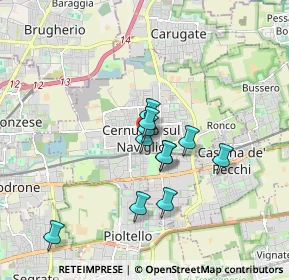 Mappa Via Tizzoni, 20063 Cernusco sul Naviglio MI, Italia (1.31636)