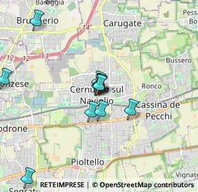 Mappa Via Tizzoni, 20063 Cernusco sul Naviglio MI, Italia (1.7175)