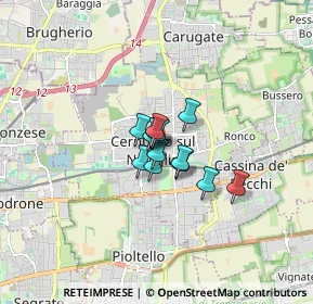 Mappa Via Caio Asinio, 20063 Cernusco sul Naviglio MI, Italia (0.75231)