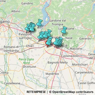 Mappa Via dell'Olmo, 25039 Travagliato BS, Italia (10.225)
