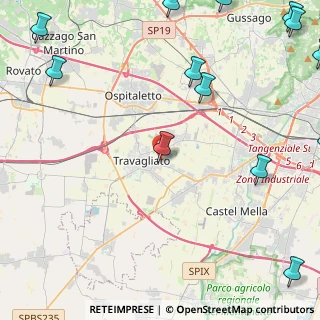 Mappa Via dell'Olmo, 25039 Travagliato BS, Italia (7.13308)