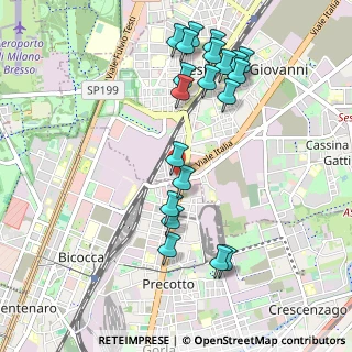 Mappa Via Fiume 8 Sesto San Giovanni, 20099 Sesto San Giovanni MI, Italia (1.067)