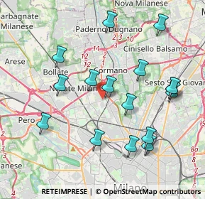 Mappa Via Santuario del Sacro Cuore, 20161 Milano MI, Italia (4.06875)