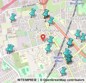 Mappa Via Santuario del Sacro Cuore, 20161 Milano MI, Italia (0.632)