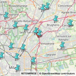 Mappa Via Archimede, 20099 Sesto San Giovanni MI, Italia (5.835)