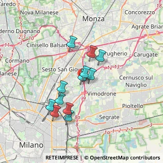 Mappa Via Archimede, 20099 Sesto San Giovanni MI, Italia (2.93333)