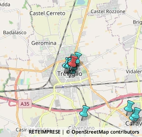Mappa Via Battisti, 24047 Treviglio BG, Italia (1.34786)