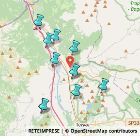Mappa Via del Buonumore, 10013 Borgofranco d'Ivrea TO, Italia (3.46273)
