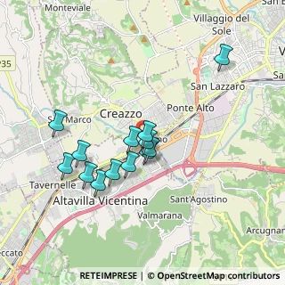 Mappa Via Andrea Doria, 36051 Creazzo VI, Italia (1.58308)