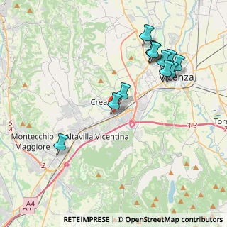 Mappa Via Andrea Doria, 36051 Creazzo VI, Italia (4.14083)