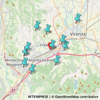 Mappa Via Andrea Doria, 36051 Creazzo VI, Italia (3.73333)