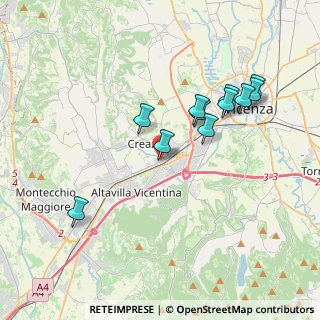 Mappa Via Andrea Doria, 36051 Creazzo VI, Italia (3.56909)